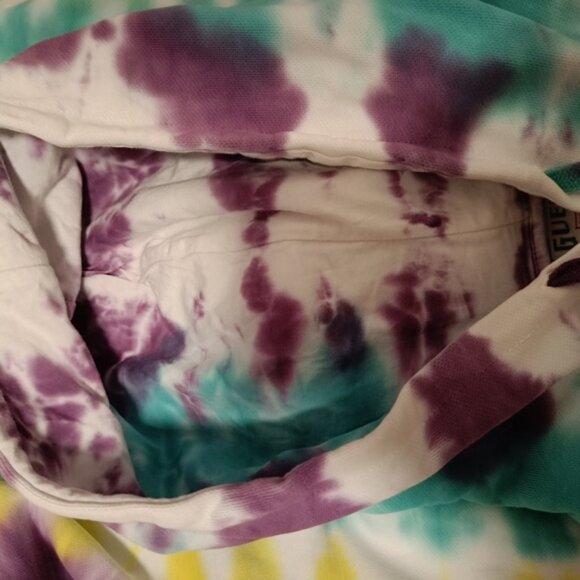 Guess & J.Balvin Collaboration For " Colores" Album Tie-Dye Hoodie Unisex - Picture 7 of 10